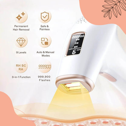 GlowX™ — Painless IPL Hair Removal