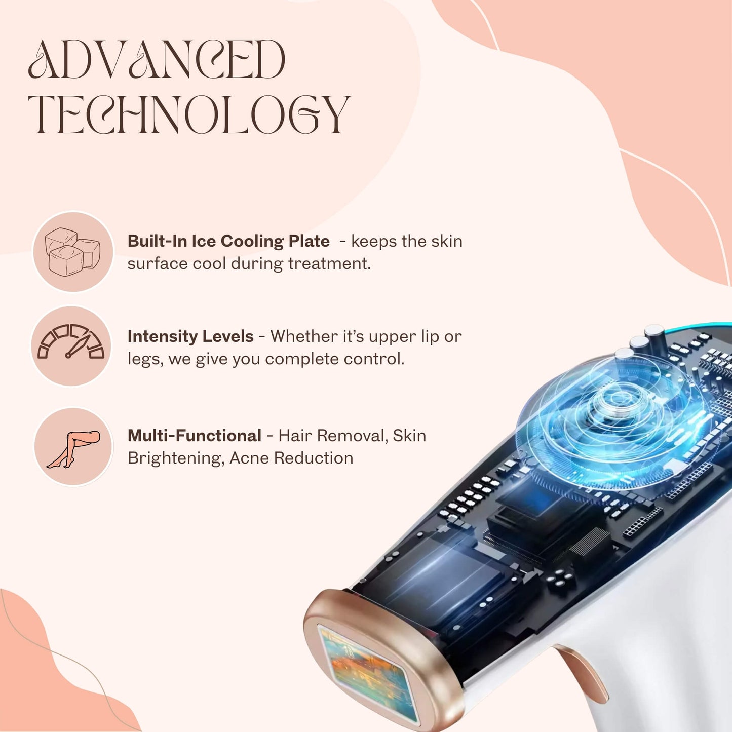 GlowX™ — Painless IPL Hair Removal