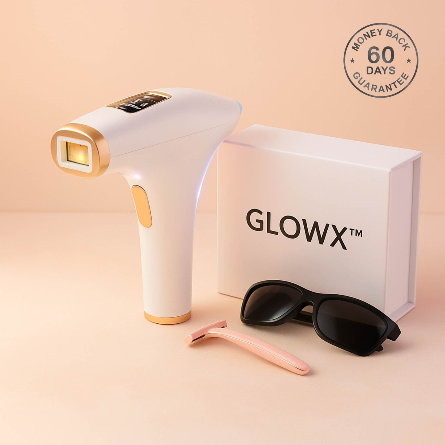 GlowX™ — Painless IPL Hair Removal