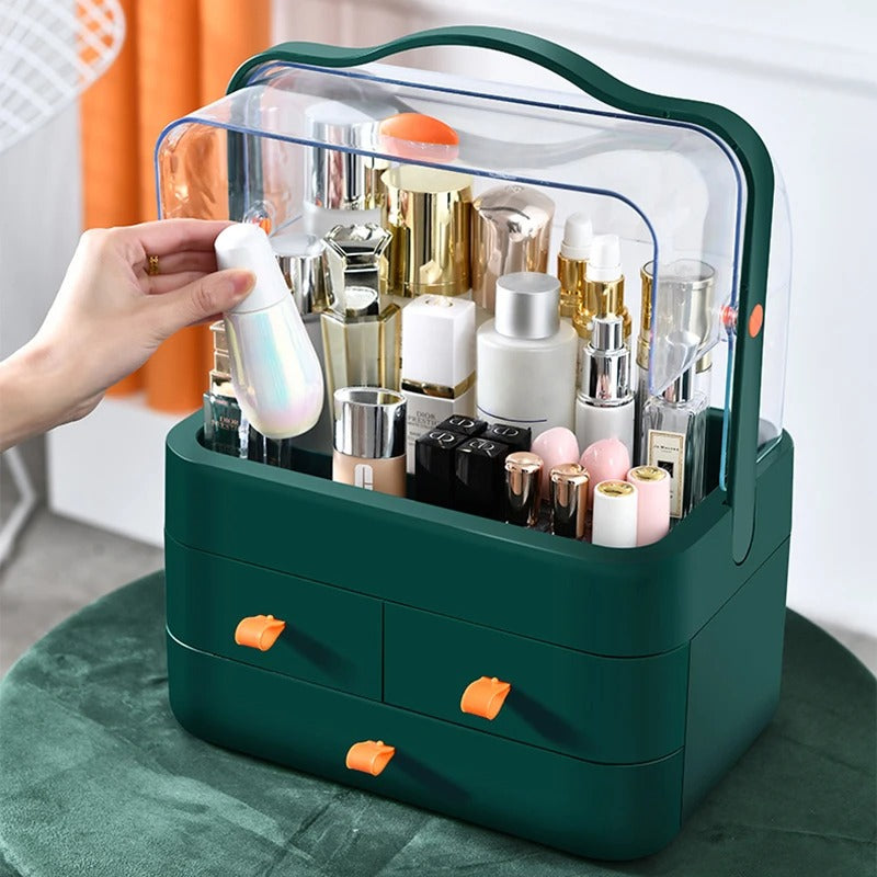 ClearDesk™ Dust-Proof Makeup Organizer Box