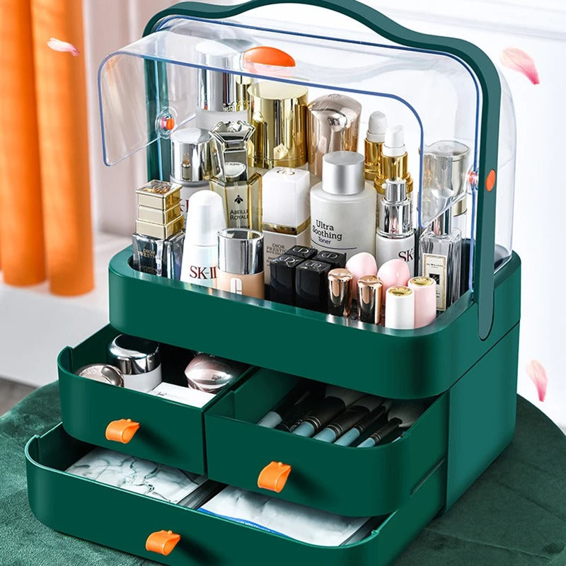 ClearDesk™ Dust-Proof Makeup Organizer Box