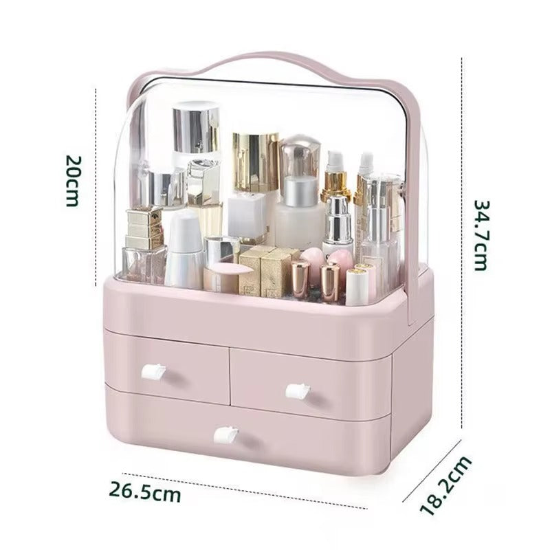 ClearDesk™ Dust-Proof Makeup Organizer Box