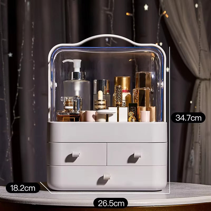 ClearDesk™ Dust-Proof Makeup Organizer Box