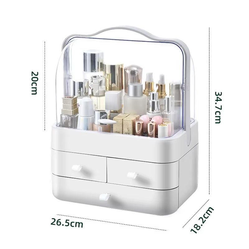ClearDesk™ Dust-Proof Makeup Organizer Box