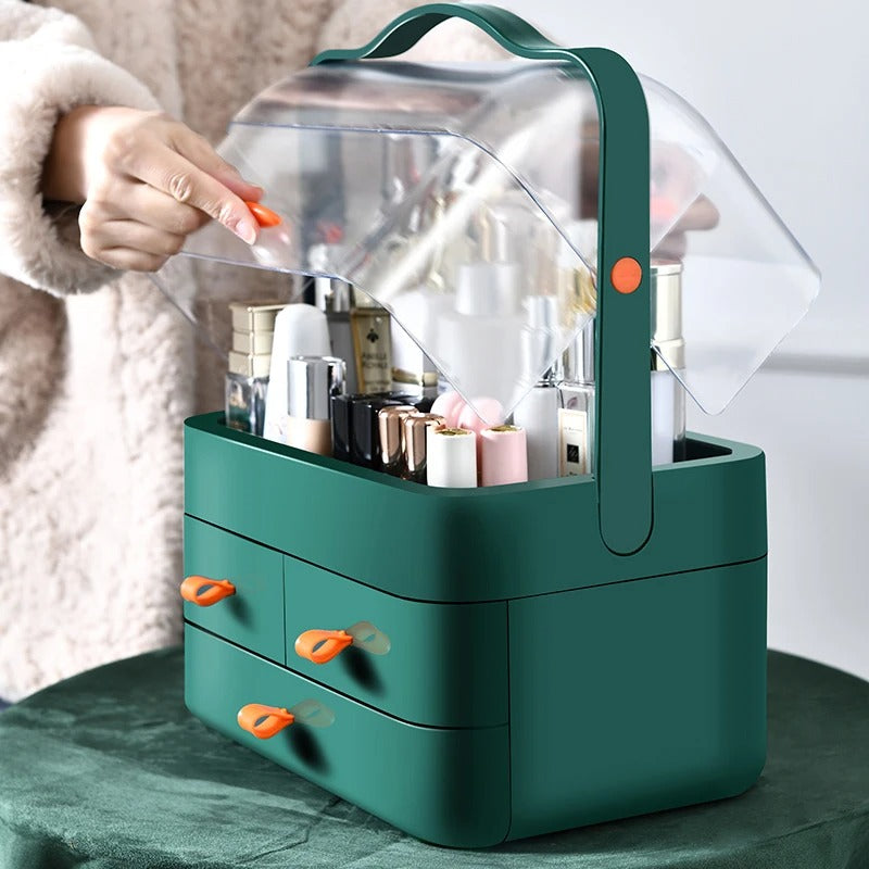 ClearDesk™ Dust-Proof Makeup Organizer Box