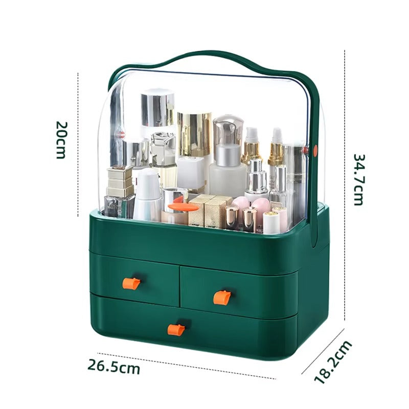ClearDesk™ Dust-Proof Makeup Organizer Box