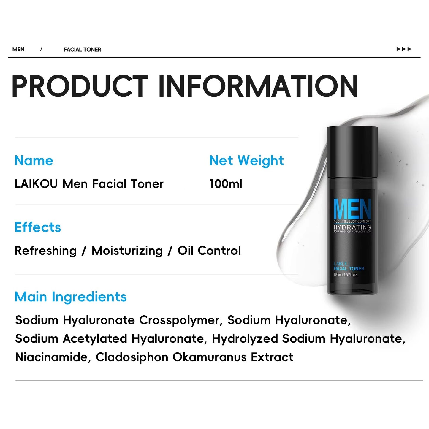 Men’s Brightening Toner