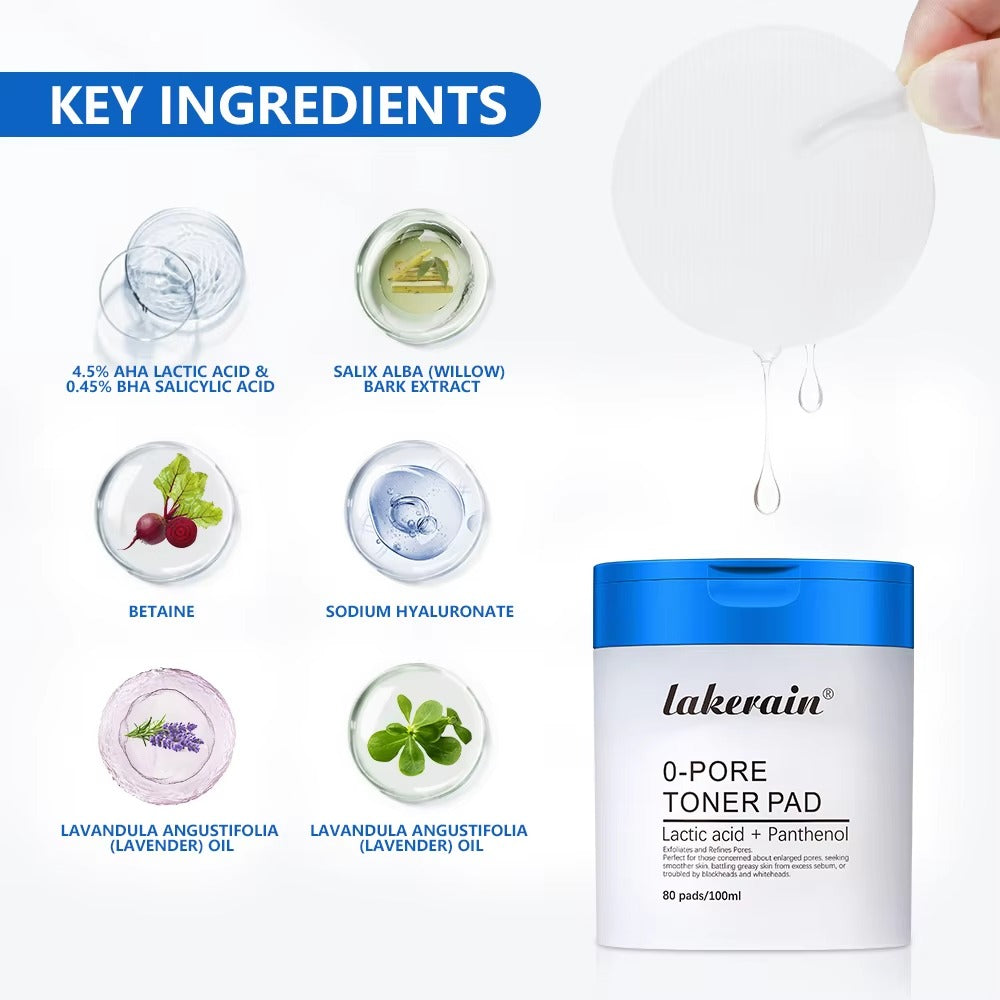 Korean exfoliating toner pads